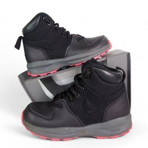 Nike Manoa ACG Outdoor High Top Boots Black / Hyper Pink 859413-006 Toddler 11C